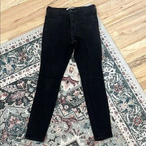 Abercrombie & Fitch Jean Legging High Rise Women's Black Jeans